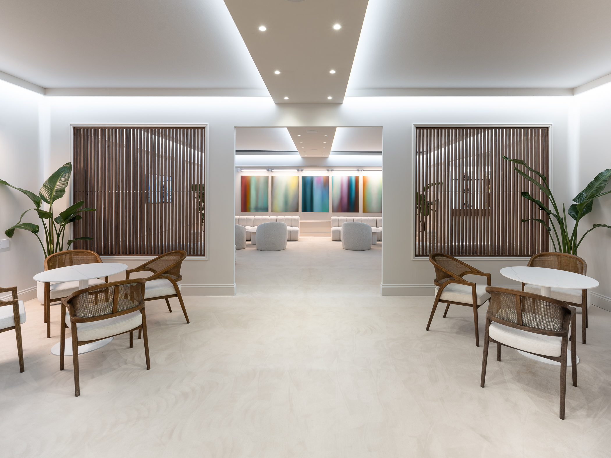 NetJets Lounge interior